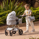 2-in-1 Deluxe Baby Doll Travel System for Kids – Pushchair & Carry Cot