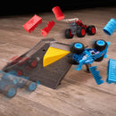 Monster Jam Monster Motors Rev Up Raceway Playset with 1:64 Monster Trucks