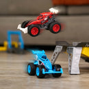 Monster Jam Monster Motors Rev Up Raceway Playset with 1:64 Monster Trucks