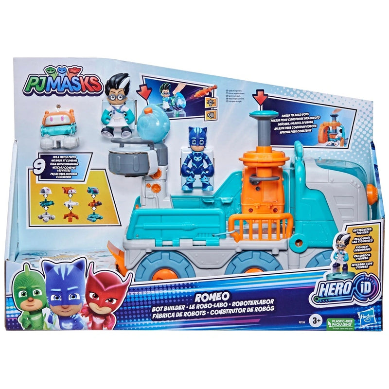PJ Masks 2-in-1 Romeo's Vehicle and Robot Factory Playset