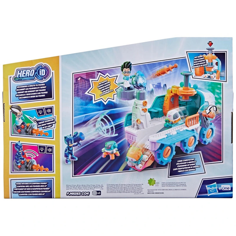 PJ Masks 2-in-1 Romeo's Vehicle and Robot Factory Playset