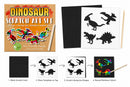 Kids Mini Scratch Art Set Rainbow Activity Pack Dinosaur Unicorn Jungle