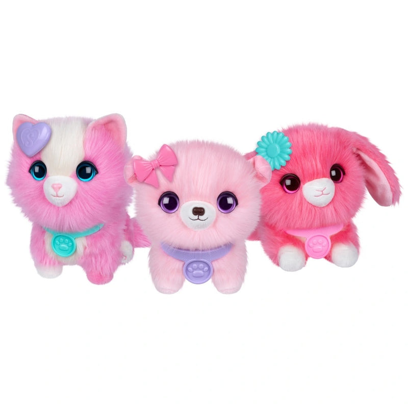 Mystery Plush Pet Scruff in Pink with Grooming Set and Surprise Reveal Assortment