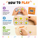 Mini Snap Card Game 1 2 4 Pack Kids Travel Pocket Game Smile Unicorn