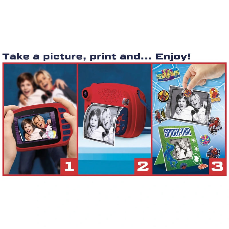 Marvel Spider-Man 3-in-1 Print Camera
