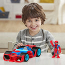 Marvel Super Hero Adventures Set Spider-Man and Hulk Vehicles 2 Pack