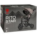 Rito Star 3-Stage Folding Trike with Reclining Seat & UV Canopy – Grey
