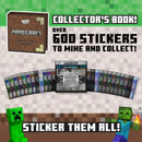 Sticki Rolls Minecraft Collectors Book and Wristband Set with 120 Stickers