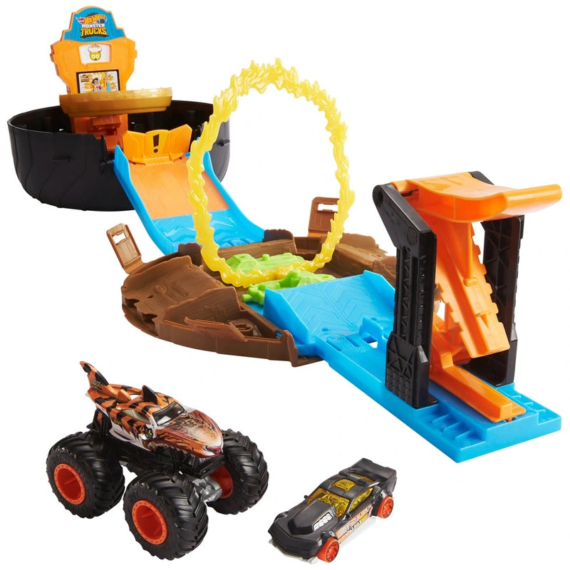 Hot Wheels Monster Trucks Stunt Tyre Playset