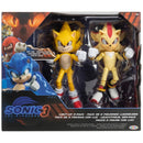 Sonic the Hedgehog 3 Light-Up Figure 2 Pack Super Sonic and Super Shadow