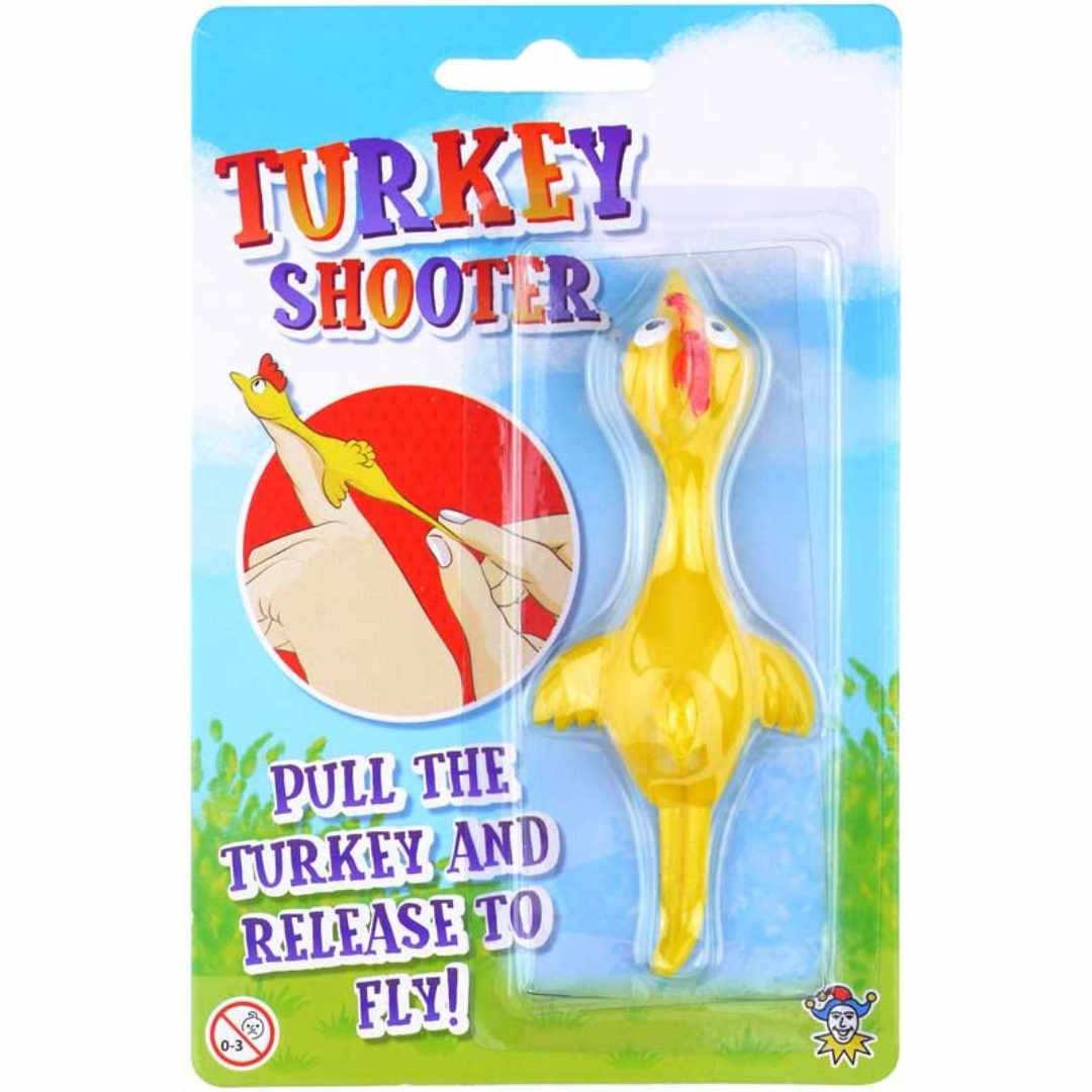 Flying Turkey Launcher Toy 1 2 3 Pack Kids Party Bag Filler Toy