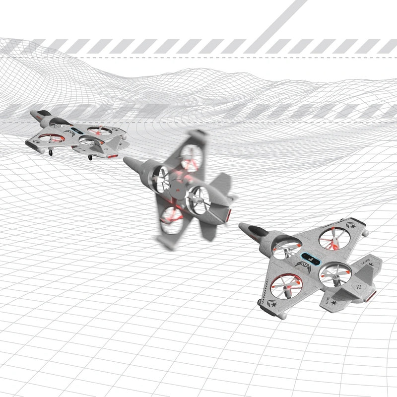 Remote Control Thunderbolt Jet X-2 Drone with Stunts and LED Lights