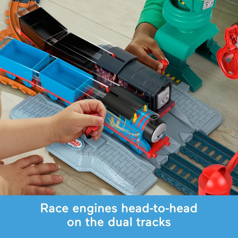 Thomas & Friends Thomas & Diesel Raceway Train Track Set 80 Pieces