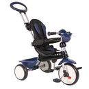 4-in-1 Cosy Trike with Parent Handle – Dark Blue