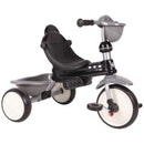 Cosy 4-in-1 Adjustable Trike with Parent Handle and Canopy – Grey
