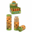 3 Pack Mini Dinosaur Colouring Pencils in Tube of 12 Party Bag Fillers Sets