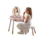 Dimples Light Up Wooden Vanity Table