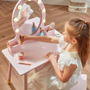 Dimples Light Up Wooden Vanity Table