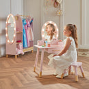 Dimples Light Up Wooden Vanity Table