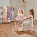 Dimples Light Up Wooden Vanity Table