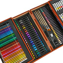 Artists Collection Wooden Box Art Set 175 Pieces