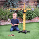 JCB Remote Control X-Series Crane – 100cm Tall 360° Rotating Construction Toy