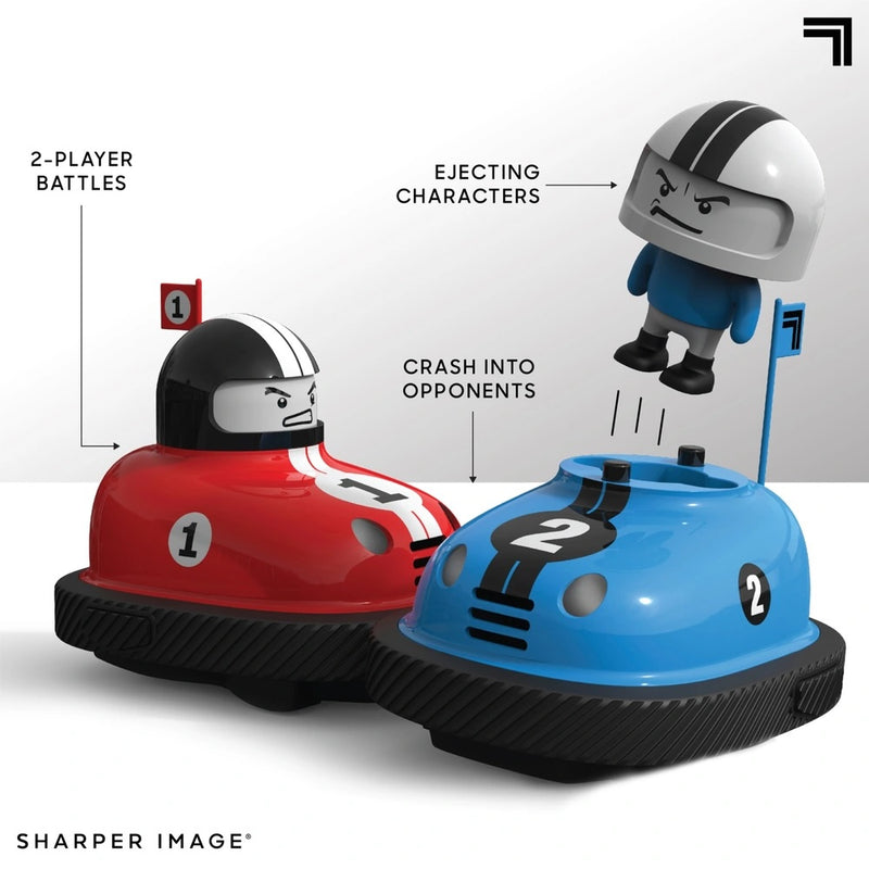 Sharper Image Remote Control Road Rage Speed Bumper Cars 2 Pack