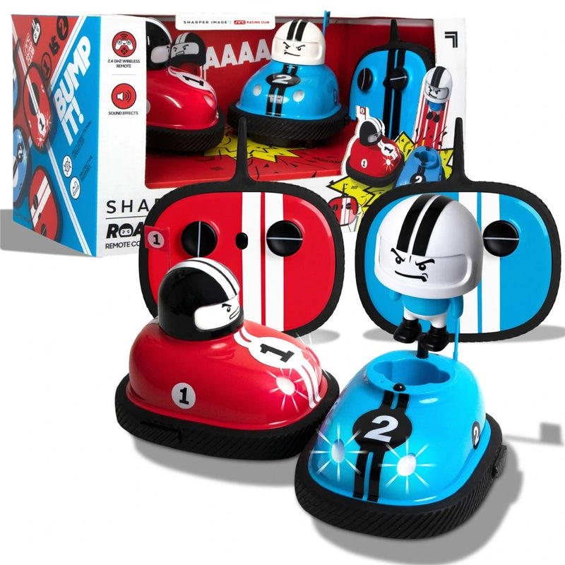 Sharper Image Remote Control Road Rage Speed Bumper Cars 2 Pack