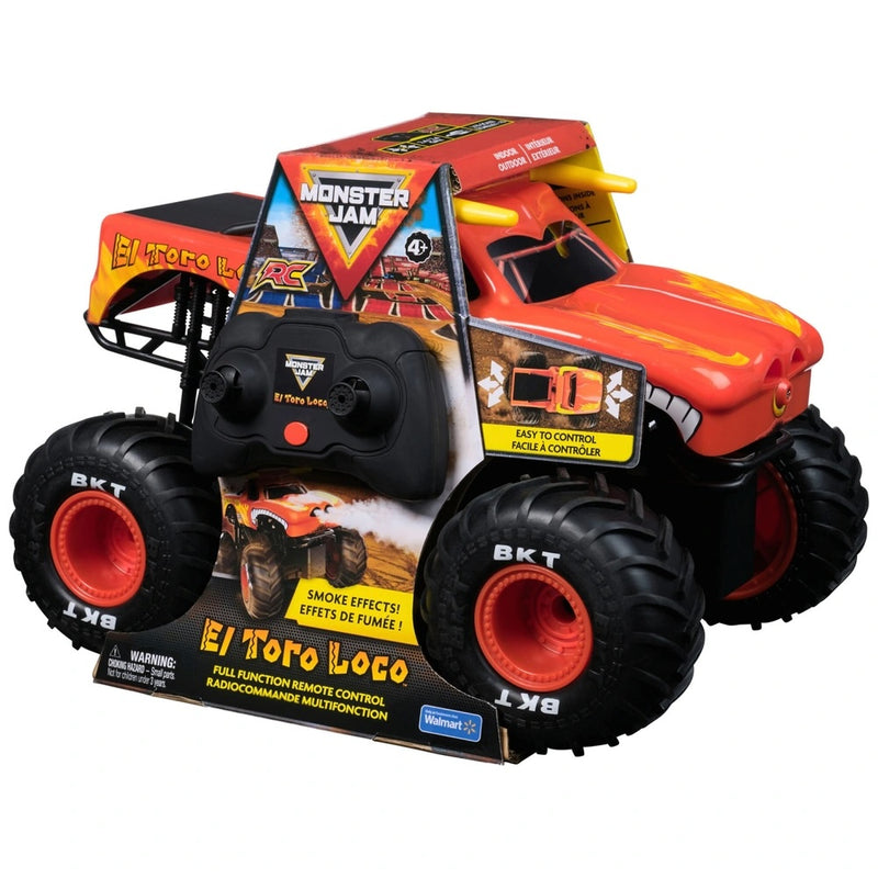 Monster Jam El Toro Loco Remote Control Smoke Effect Monster Truck 1:15 Scale