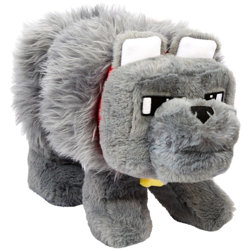 Minecraft Movie Interactive Plush Dennis the Wolf