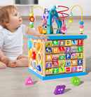 Wooden Activity Cube Educational Play Centre