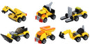 Blocks Truck Building Kit Display Box 8 Assorted Mini Construction Toy Sets 3+