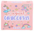 Mini Snap Card Game 1 2 4 Pack Kids Travel Pocket Game Smile Unicorn