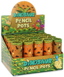 3 Pack Mini Dinosaur Colouring Pencils in Tube of 12 Party Bag Fillers Sets