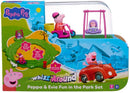 Peppa Pig Whizz Around Peppa & Evie Fun in the Park Playset with Bike & Track