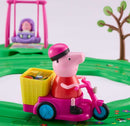 Peppa Pig Whizz Around Peppa & Evie Fun in the Park Playset with Bike & Track