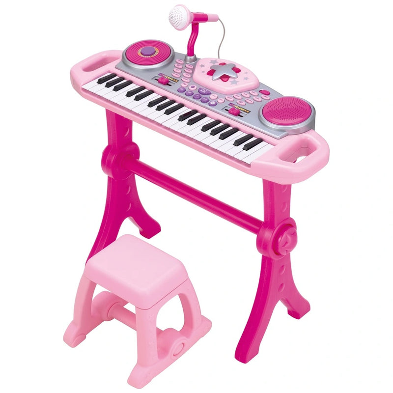 Big Steps Rockstar Keyboard Pink