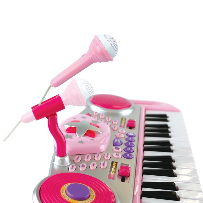 Big Steps Rockstar Keyboard Pink