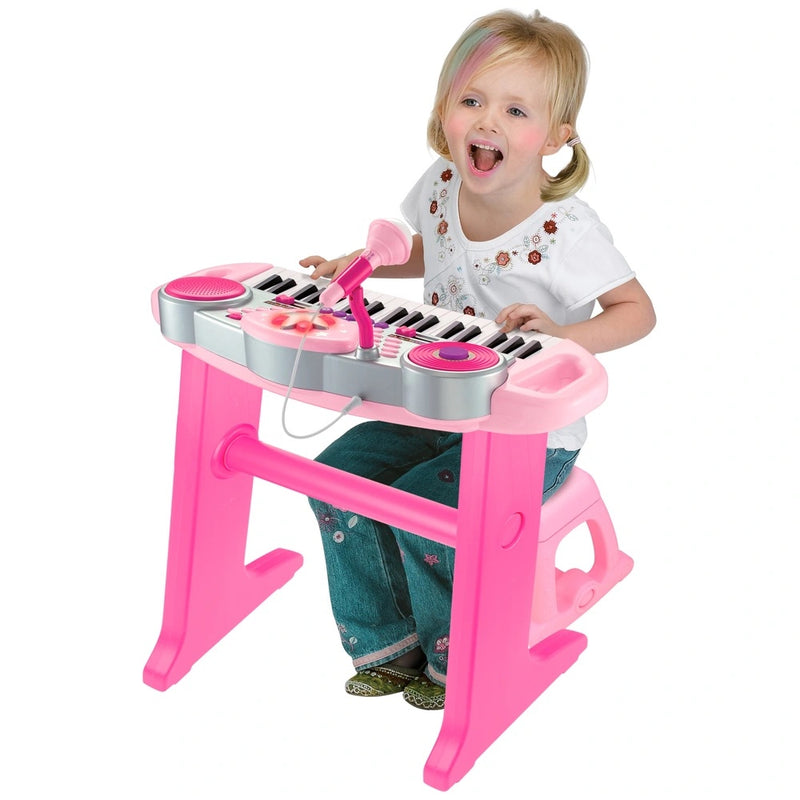 Big Steps Rockstar Keyboard Pink