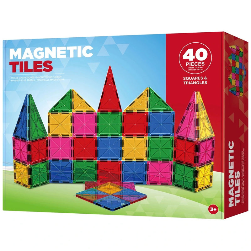 Magnetic Tiles 40 Piece Building Set