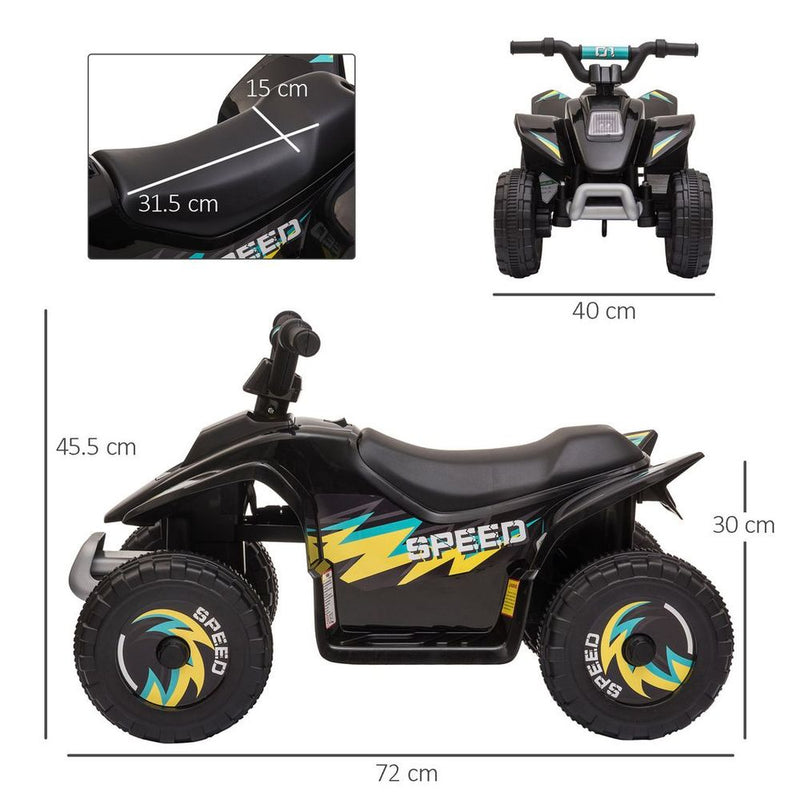 6V Kids Electric Ride on Car with Big Wheels