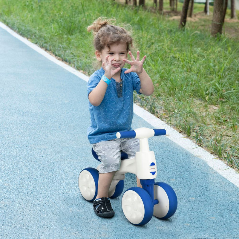 Baby Balance Bike With Anti-Slip Handlebars And No Pedal