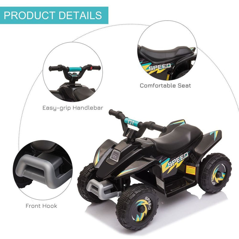 6V Kids Electric Ride on Car with Big Wheels