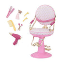 Our Generation Pretty Salon Chair - Deriax Toys