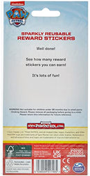 Paw Patrol Reward Stickers Sparkly Reusable Reward Stickers