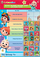 CoComelon Potty Training Reward Chart with stickers
