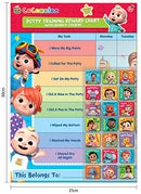 CoComelon Potty Training Reward Chart with stickers