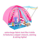 Barbie Let's Go Camping Tent Playset and 2 Dolls