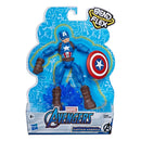 Bend and Flex Captain America 15cm Bendable Action Figure Marvel Avengers - Deriax Toys