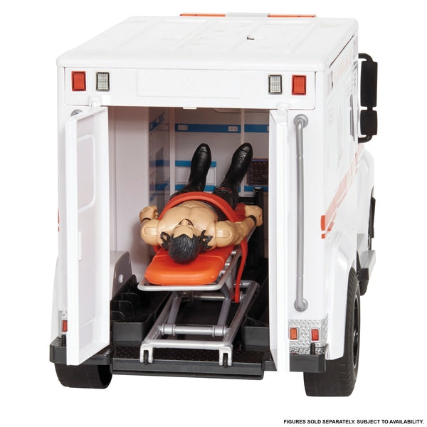 WWE Wrekkin Slambulance Vehicle - Deriax Toys